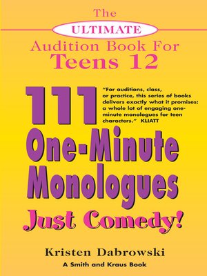 cover image of The Ultimate Audition Book for Teens, Volume 12